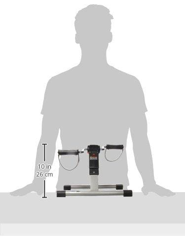 Drive Medical Deluxe Folding Exercise Peddler with Electronic Display , Black Model # RTL10273 Sports Drive Medical 