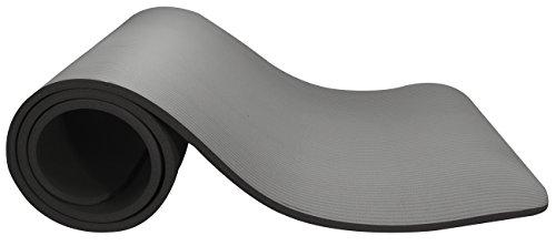 Extra Thick NBR Foam Yoga and Pilates Mat, Black Accessory Sivan Health and Fitness 