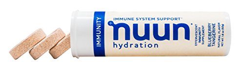 Nuun Immunity: Zinc, Turmeric, Elderberry, Ginger, Echinacea, and Electrolytes for an Anti-Inflammatory and Antioxidant Boost in Immune Support and Hydration, Blueberry Tangerine 8-Pack Supplement Nuun 