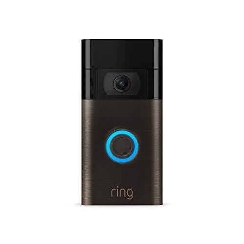 All-new Ring Video Doorbell – 1080p HD video, improved motion detection, easy installation – Venetian Bronze (2nd Gen) Digital Devices 9 Accessories Ring 