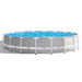 Intex 18ft X 48in Prism Frame Pool Set with Filter Pump, Ladder, Ground Cloth & Pool Cover Lawn & Patio Intex 