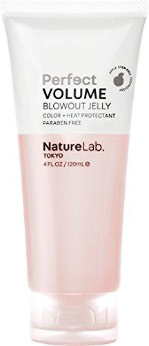 NatureLab. Tokyo – Perfect Volume Blowout Jelly with Apple Stem Cells, for voluminous body and thicker hair. 4 fl oz Vegan. Natural. Free of sulfates, and animal cruelty. Heat and Color Protection Hair Care NatureLab 