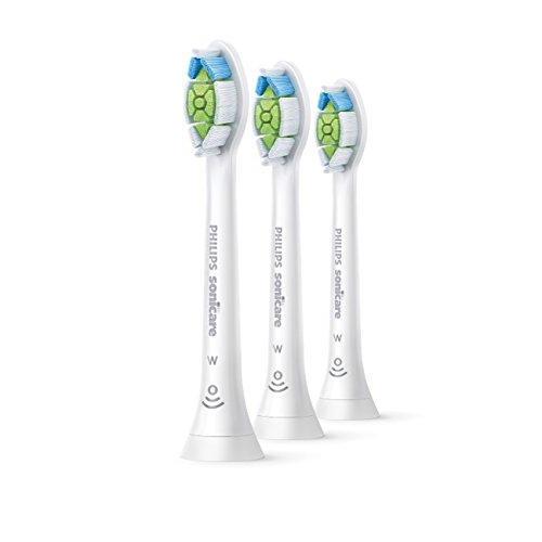 Philips Sonicare DiamondClean replacement toothbrush heads, HX6063/65, BrushSync technology, White 3-pk Brush Head Philips Sonicare 
