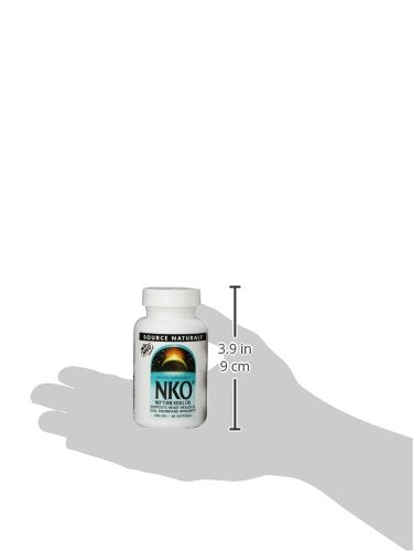 Source Naturals NKO Neptune Krill Oil 1000mg per Serving, Supports Heart Health and Cell Membrane Integrity, 60 500mg Softgels Supplement Source Naturals 