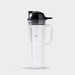 NutriBullet 24 oz Travel Cup with To-Go Lid, Clear/Black Kitchen NutriBullet 