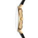 Michael Kors Women's Pyper Stainless Steel Quartz Watch with Leather Strap, Gold/Black, 18 Watch Michael Kors 