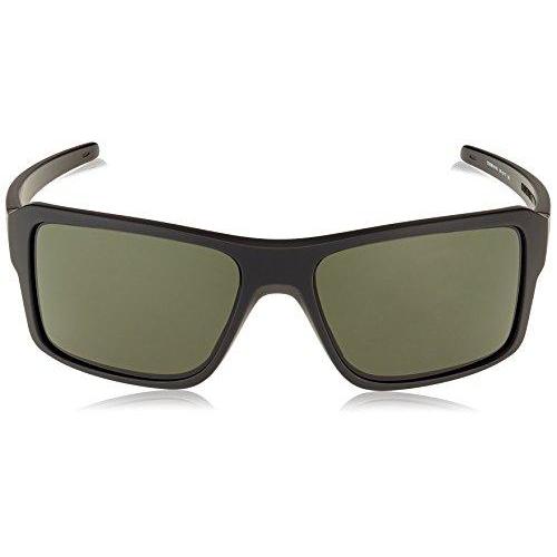 Oakley Men's Double Edge Rectangular Sunglasses, Matte Black, 66.01 mm Sunglasses for Men Oakley 