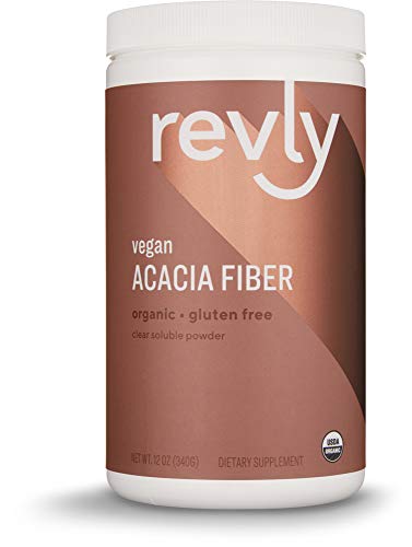Amazon Brand - Revly Organic Acacia Fiber Powder, 12 Ounce, 52 Servings, Vegan Supplement Revly 