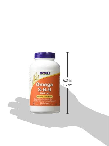 NOW Omega 3-6-9 1000 mg,250 Softgels Supplement NOW Foods 