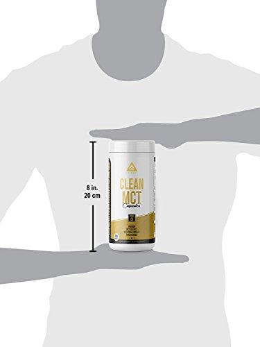Clean MCT Capsules - Pure C8 MCT Oil Softgels (1000mg Each) Supplement LevelUp 