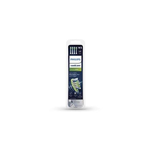 Philips Sonicare Premium White replacement toothbrush heads, HX9064/65, Smart recognition, White 4-pk Brush Head Philips Sonicare 