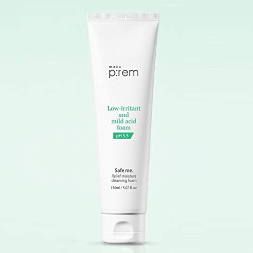 Make p:rem Safe me Relief Moisture Cleansing Foam 150g / 5.29oz pH 5.5 K-beauty Skin Care Make p:rem 
