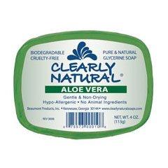 Clearly Natural Glycerine Bar Soap Aloe Vera - 4 oz Natural Soap Clearly Natural 