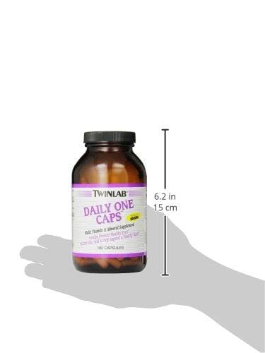 Twinlab Daily One Caps Multi-Vitamin and Multi-Minerals without Iron, 180 Capsules Supplement Twinlab 
