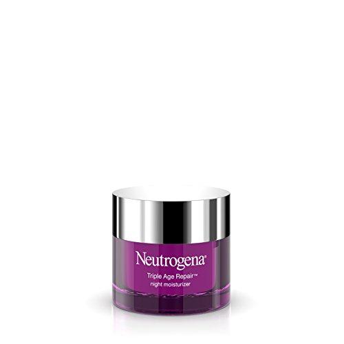 Neutrogena Triple Age Repair Anti-Wrinkle Night Moisturizer with Vitamin C, Smooths the look of Wrinkles, Evens Skin Tone, Firms Skin, 1.7 oz Skin Care Neutrogena 