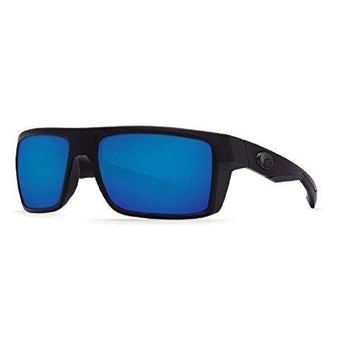Costa Del Mar Motu Sunglasses, Blackout, Blue Mirror 580 Glass Lens Sunglasses Costa Del Mar 