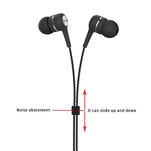 A12 Headphones Earphones Earbuds Earphones, Noise Islating, High Definition, Stereo for Samsung, iPhone,iPad, iPod and Mp3 Players（Black, White, Green, Pink (Black+White+Pink+Green 4pairs) Electronics YNR 