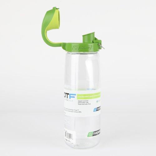 Nalgene Tritan On The Fly Water Bottle, Clear with Green, 24Oz Sport & Recreation Nalgene 