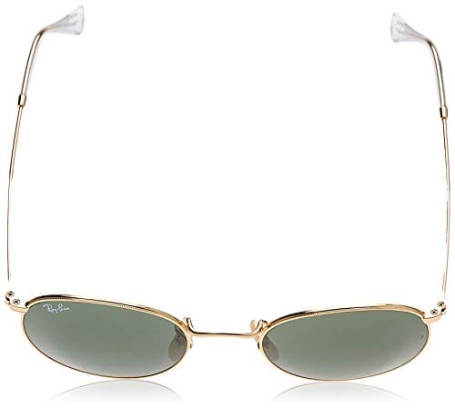 Ray-Ban RB3447 Round Metal Sunglasses, Gold/Green, 53 mm Shoes Ray-Ban 