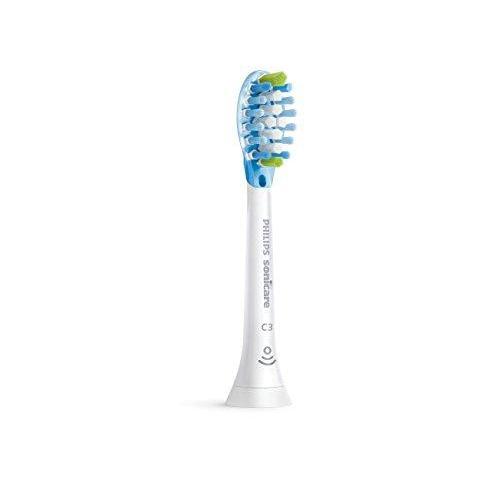 Philips Sonicare replacement toothbrush head variety pack, 2 Optimal Plaque Control + 1 Premium Plaque Control, HX9023/69, BrushSync technology, White 3-pk Brush Head Philips Sonicare 