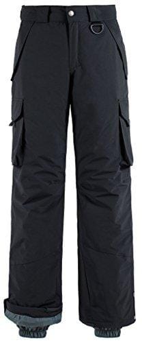 Wantdo Men's Waterproof Warm Padding Insulated Snow Pants Cargo Pants Ski Wantdo 