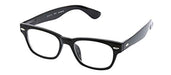 Peepers by PeeperSpecs Clark Square Reading Glasses, Black-Focus Blue Light Filtering Lenses, 49 mm + 2 Shoes Peepers by PeeperSpecs 