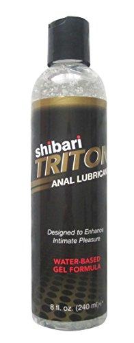 Shibari Triton Anal Lubricant, Premium Water-Based Gel Formula, Quality Anal Lube, 8 Fluid Ounces Lubricant SHIBARI 