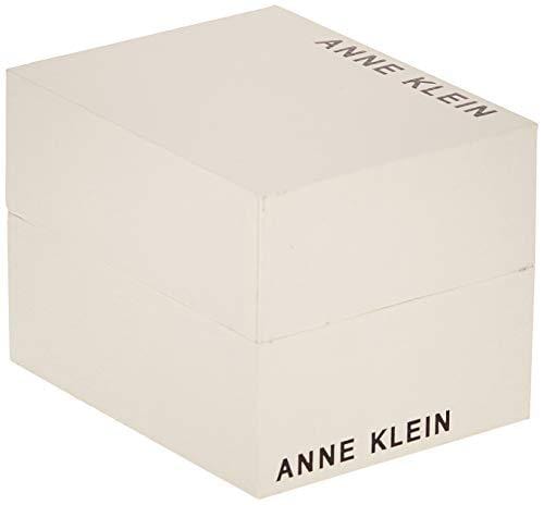 Anne Klein Women's Rose Gold-Tone and Black Bracelet Watch Watch Anne Klein 