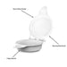 Chef Buddy 82-Y3496 Microwave Egg Maker, a Healthy Breakfast Cooking Utensil by Chef Buddy- Kitchen Essentials, Easy to Make- Holds Up to Two Eggs and Cooks in 45 Seconds , White Kitchen Chef Buddy 