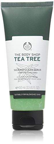 The Body Shop Tea Tree Squeaky-Clean Exfoliating Face Scrub, 3.3 Fl Oz (Vegan) Skin Care The Body Shop 