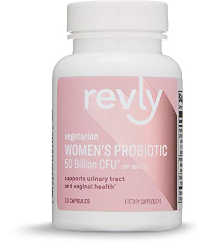 Amazon Brand - Revly Women's Probiotic 50 Billion CFU, 30 Capsules, 1 Month Supply Supplement Revly 