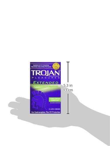 Trojan Extended Condoms with Climax Control Lubricant 12 Ct - (pack of 2) Condom Trojan 