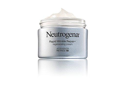 Neutrogena Rapid Wrinkle Repair Retinol Anti-Wrinkle Regenerating Face Cream, Day and Night Use, 1.7 oz Skin Care Neutrogena 