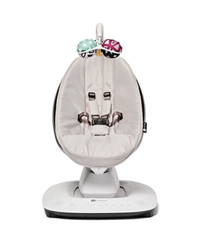 4moms mamaRoo Multi-Motion Baby Swing, Bluetooth Baby Swing with 5 Unique Motions, Grey Baby Product 4moms 