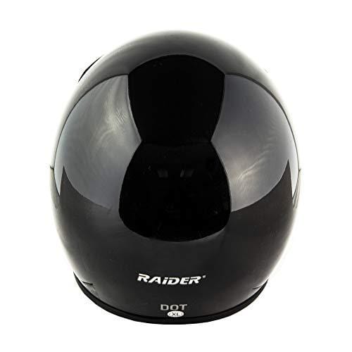 Raider 26-611-14 Journey Gloss Black Medium Adult Open Face Helmet Automotive Parts and Accessories Raider 