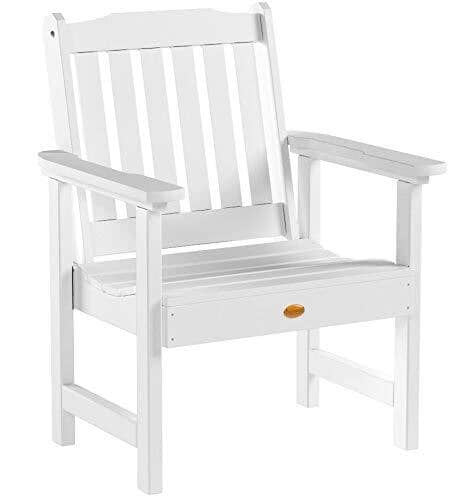 Highwood AD-CHGL1-WHE Lehigh Garden Chair, White Lawn & Patio highwood 