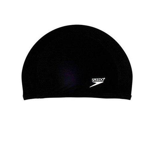 Speedo Lycra Solid Swim Cap, Black, One Size Swim Cap Speedo 