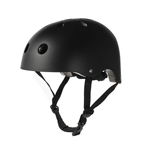 Tourdarson Adult Skateboard Helmet Specialized Certified Protection Multi-Sports for Scooter Skate Skateboarding BMX (Black, Medium) Sports Tourdarson 