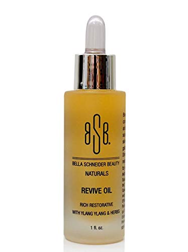 Bella Schneider Beauty Naturals Revive Oil With Ylang Ylang & Herbs - Skin Oil for Face, Body, Dry Skin - Nourishing, hydrating, promotes skin elasticity and stronger fresher better skin - Non GMO Skin Care Bella Schneider Beauty 