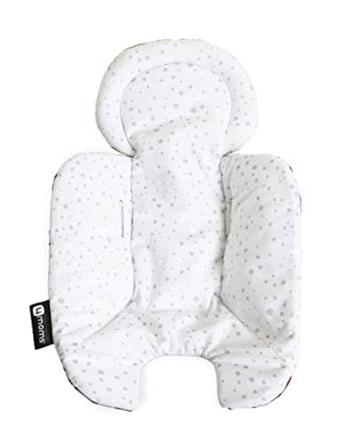 4moms RockaRoo and MamaRoo Infant Insert for Newborn Baby and Infant, Machine Washable, Soft, Plush Fabric, Reversible Design, Maroon Baby Product 4moms 