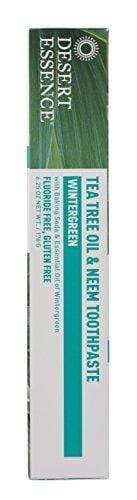 Tea Tree Oil & Neem Wintergreen Toothpaste 6.25oz Toothpaste Desert Essence 