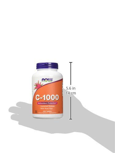 NOW Vitamin C-1000 Sustained Release,250 Tablets Supplement NOW Foods 