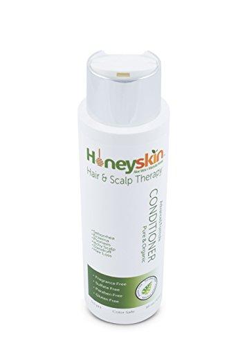 Gentle Restorative Conditioner (16 oz) Repairs & Soothes Itchy Dry Scalp, Seborrhea, Eczema, Psoriasis, Prevent Hair Loss, Natural Ingredients for Vibrant Healthy Hair & Scalp by Honeyskin Organics Hair Care Honeyskin Organics 