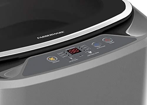 Farberware Professional FCW10BSCWHA 1.0 Cu. Ft. Portable Clothes Washer with 7-lb Load Capacity, Silver & Chrome Kitchen Farberware 