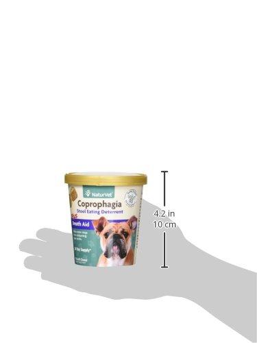NaturVet Coprophagia Stool Eating Deterrent Plus Breath Aid for Dogs, 70 ct Soft Chews, Made in USA Animal Wellness NaturVet 