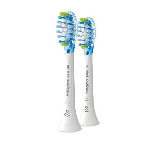 Philips Sonicare Premium Plaque Control replacement toothbrush heads, HX9042/65, Smart recognition, White 2-pk Brush Head Philips Sonicare 