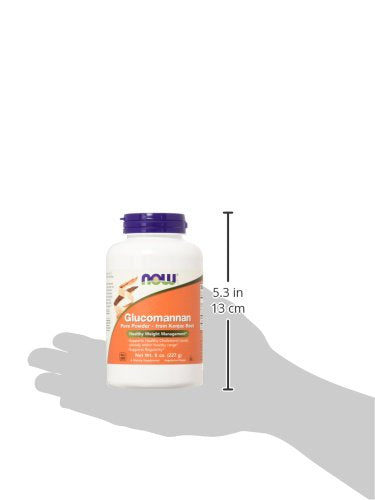 NOW Glucomannan Pure Powder, 8 Ounce Supplement NOW Foods 