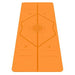 Liforme Happiness Yoga Mat - The World's Best Eco-Friendly, Non Slip Yoga Mat with The Patented Alignment Marker System - Biodegradable and Natural Rubber Yoga Mat - Happiness Orange Special Edition Sports Liforme 