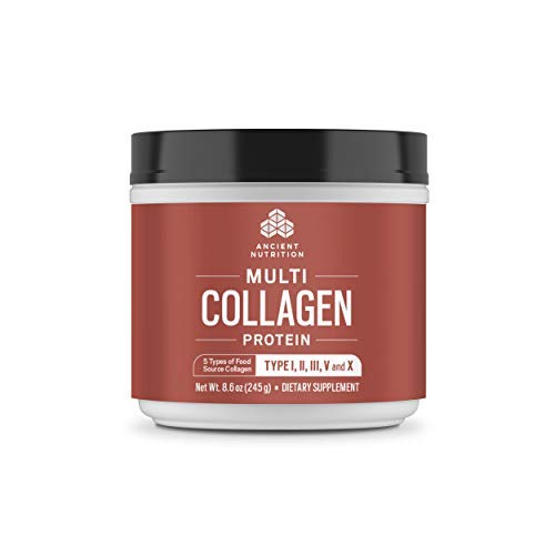 Ancient Nutrition Multi Collagen Protein Powder, High Quality, Grass Fed Beef, Chicken, Wild Fish and Eggshell, Multi-Collagen Peptides, 8.6oz Supplement Ancient Nutrition 