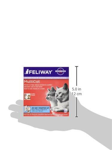 CEVA Animal Health FELIWAY MultiCat Starter Kit for Cats (Diffuser and 48 ml vial) Animal Wellness CEVA Animal Health 